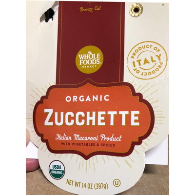Organic Zucchette