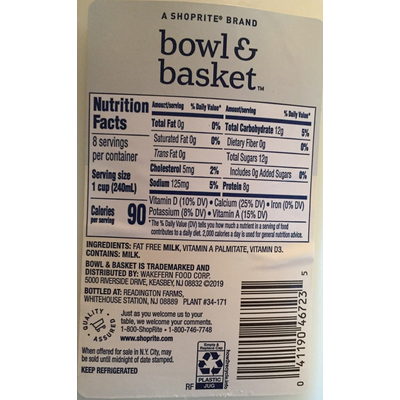 Fat Free Milk
