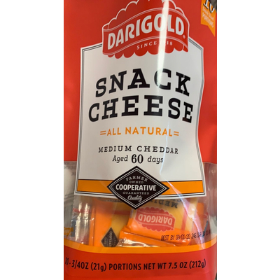 Snack Cheese, Medium Cheddar