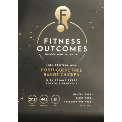 High Protein Meal Portuguese Free Range Chicken With Sesame Sweet Potato & Broccoli