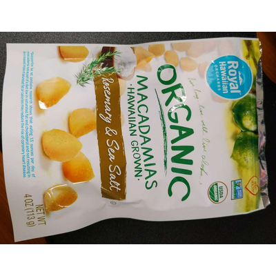 Organic Macadamias Hawaiian Grown Rosemary & Sea Saltr