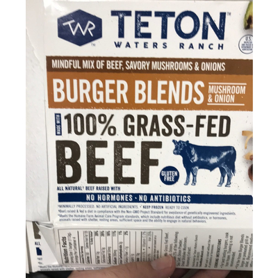 Mindful Mix Of Beef, Savory Mushrooms & Onions Burger Blends