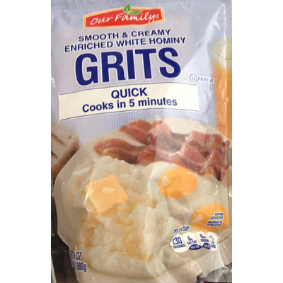 Grits, Smooth & Creamy Enriched White Hominy