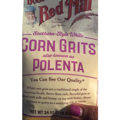 Southern- Style White Corn Grits Polenta