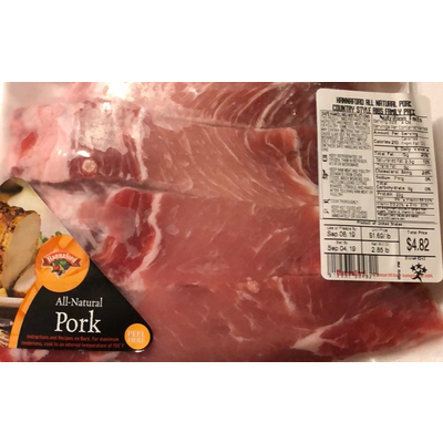 All Natural Pork, Country Style Ribs
