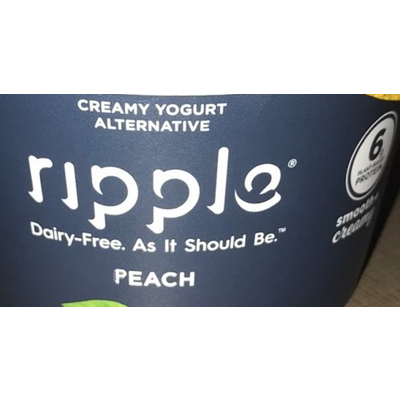 Peach Dairy Free Yogurt