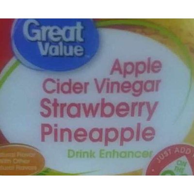 Apple Cider Vinegar Strawberry Pineapple Drink Enhancer
