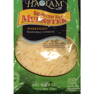 Reduced Fat Muenster, Shredded Natural Cheese