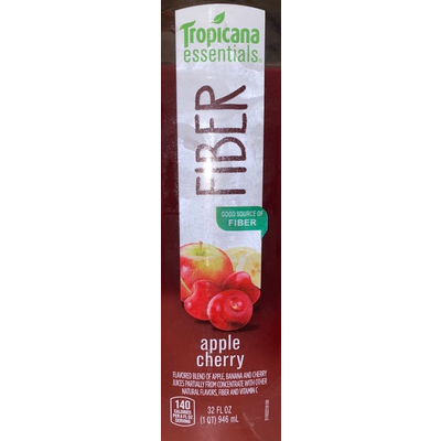 Fiber Fruit Juice Drink, Apple Cherry