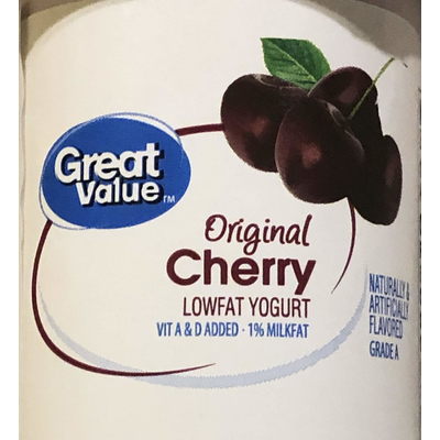 Lowfat Yogurt, Original Cherry