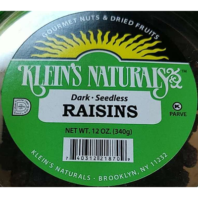 Dark Seedless Raisins