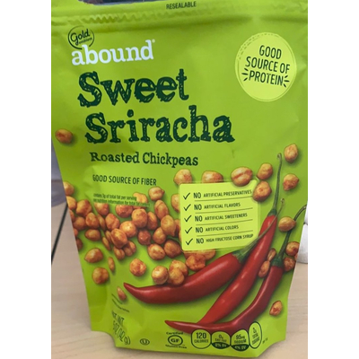 Roasted Chickpeas, Sweet Sriracha