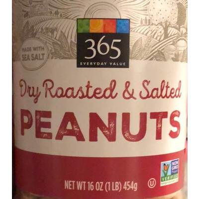 Peanuts, Dry Roasted & Salted