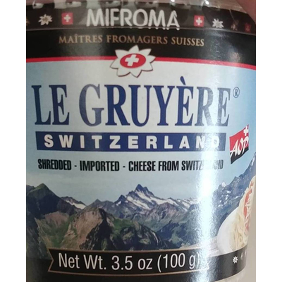 Le Gruyere Cheese From Switzerland