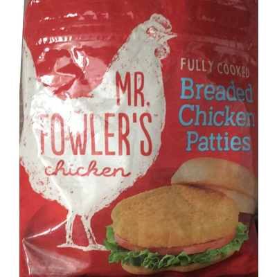 Breaded Chicken Patties, Fully Cooked