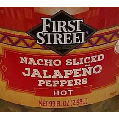 Nacho Sliced, Jalapeno Peppers, Hot