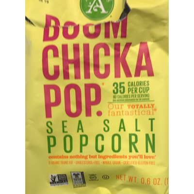 Boom Chicka Pop Sea Salt Popcorn
