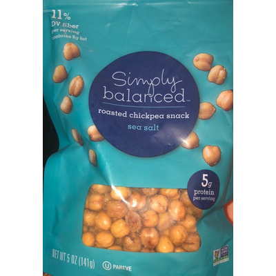 Roasted Chickpea Snack, Sea Salt