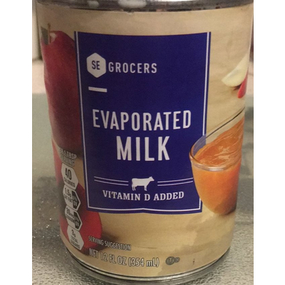 Evaporated Milk, Vitamin D Added