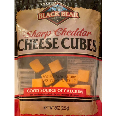 Sharp Cheddar Cheese Cubes