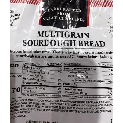 Muligrain Sourdough Bread