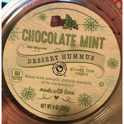 Chocolate Mint, Dessert Hummus