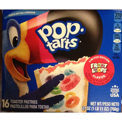 Fruit Loops Flavor, Toaster Pastries