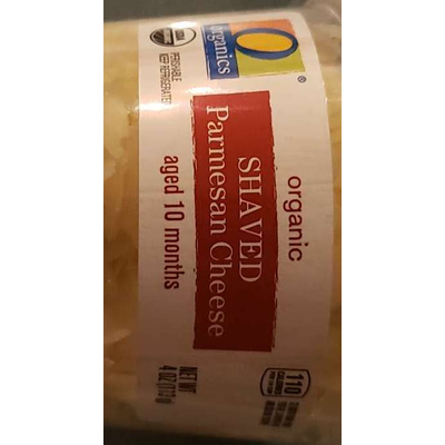 Shaved Parmesan Cheese, Aged 10 Months