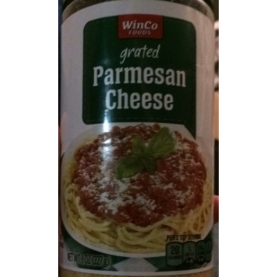 Top 50 most popular: grated parmesan