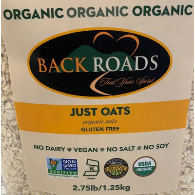 Just Oats, Organic Gluten Free
