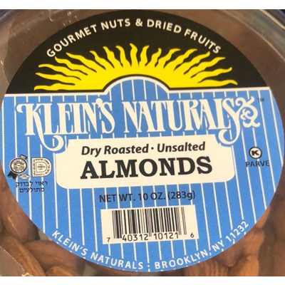Almonds, Dry Roasted Unsalted