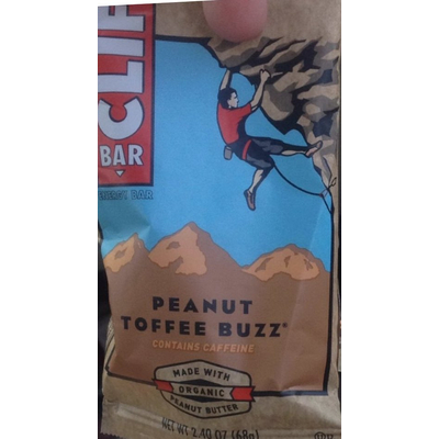 Energy Bar, Peanut Toffee Buzz