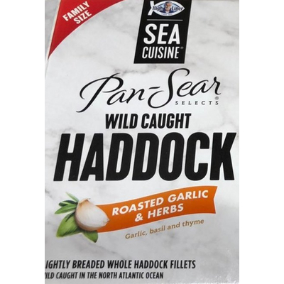 Pan-Sear Selects, Wild Caught Haddock, Roasted Garlic & Herbs
