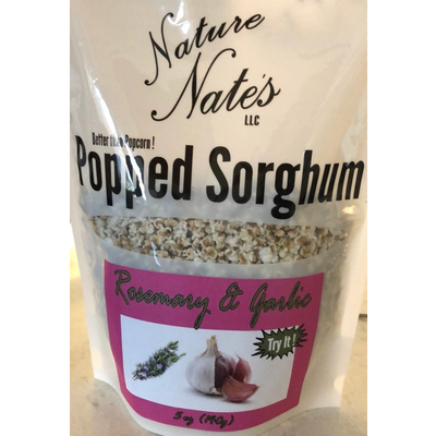Popped Sorghum, Rosemary & Garlic