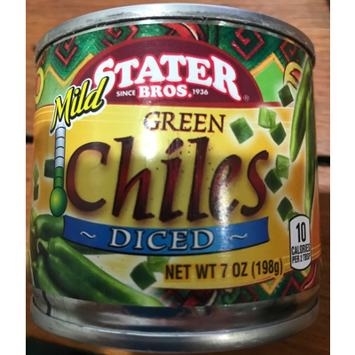 Diced Green Chiles, Mild