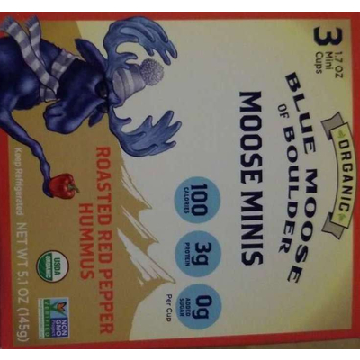 Moose Minis Roasted Red Pepper Hummus