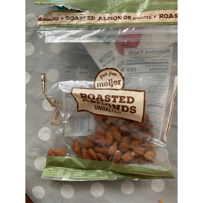 Roasted Almonds, Unsalted