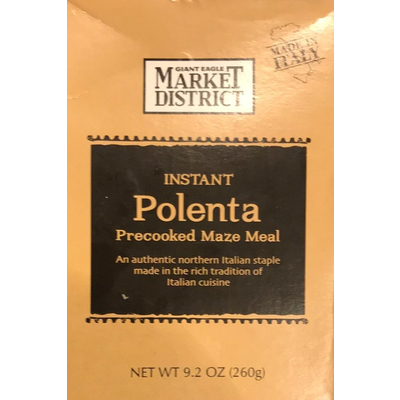Instant Polenta, Precooked Maze Meal