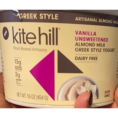 Almond Milk Greek Style Yogurt, Vanilla Unsweetened