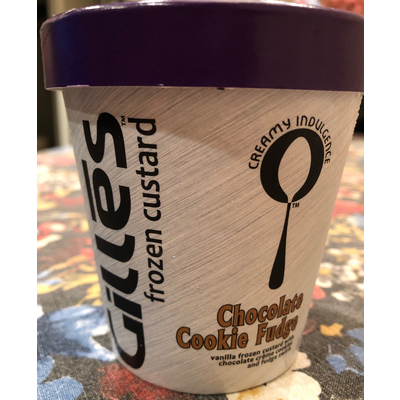 Frozen Custard, Chocolate Cookie Fudge