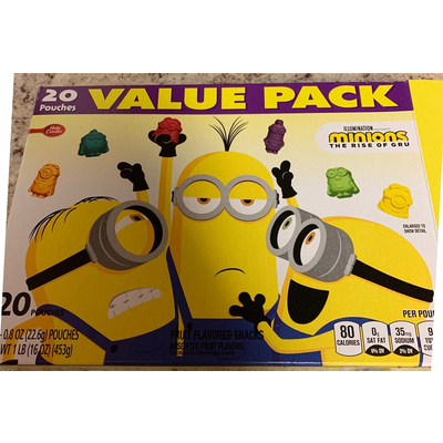 Minions, Fruit Flavored Snacks