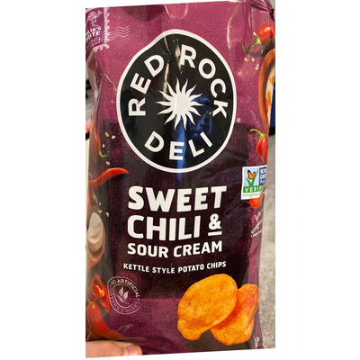 Kettle Style Potato Chips, Sweet Chili & Sour Cream