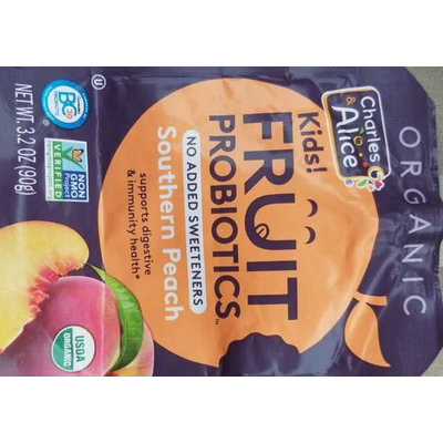 Organic Kids Fruit Probiotics, Southern Peach
