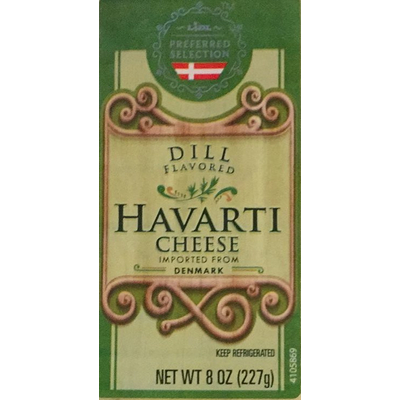 Havarti Cheese, Dill Flavored