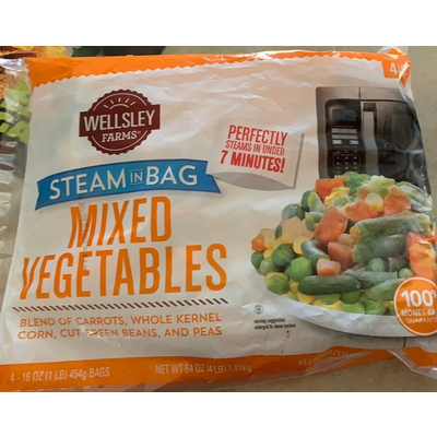 Steam in Bag, Mixed Vegetables