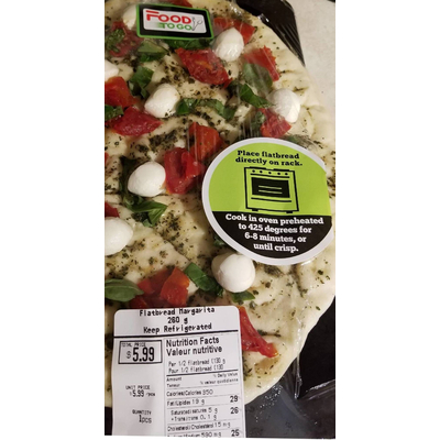 Flatbread Margarita Pizza