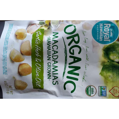 Macadamias, Garlic Herb & Olive Oil