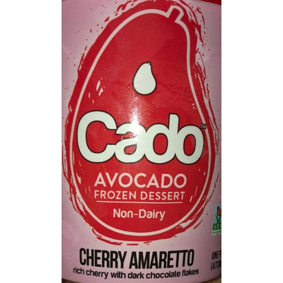 Avocado Frozen Dessert, Cherry Amaretto