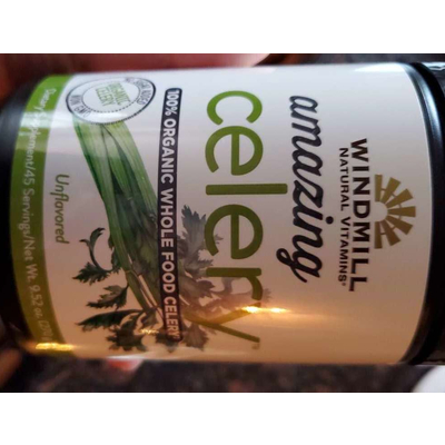 Dietary Supplement, Amazing Celery, 100% Organic Whole Food Celery
