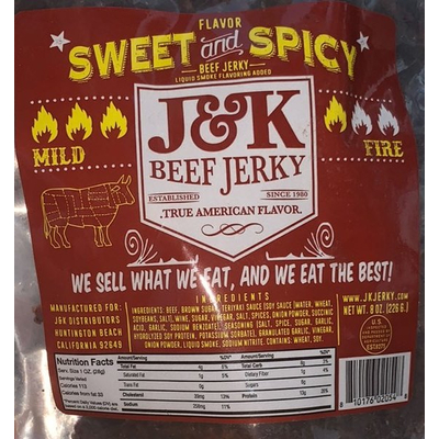 Sweet & Spicy Beef Jerky
